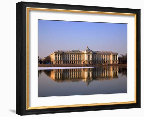 Russia, St;Petersburg; Along the Neva River Embarkement, the St-Ken Sciclina-Framed Photographic Print