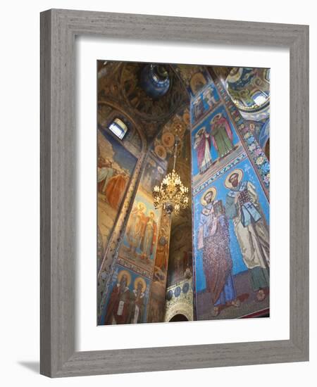 Russia, St Petersburg, Church of the Spilled Blood-Jane Sweeney-Framed Photographic Print