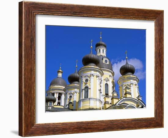 Russia, St Petersburg; Cupolas of the Vladimirsky Church-Nick Laing-Framed Photographic Print