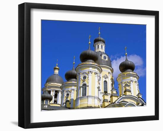 Russia, St Petersburg; Cupolas of the Vladimirsky Church-Nick Laing-Framed Photographic Print