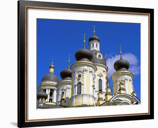 Russia, St Petersburg; Cupolas of the Vladimirsky Church-Nick Laing-Framed Photographic Print