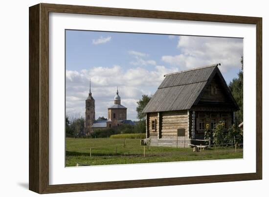 Russia, Suzdal, Wooden Buildings-null-Framed Giclee Print