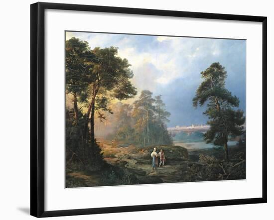 Russia, View of Moscow from the Sparrow Hills, 1856-null-Framed Giclee Print