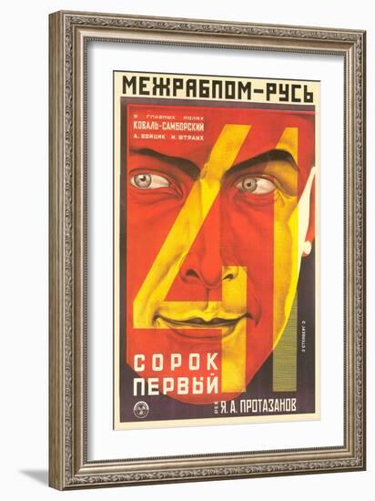 Russian 41st Film Poster-null-Framed Art Print