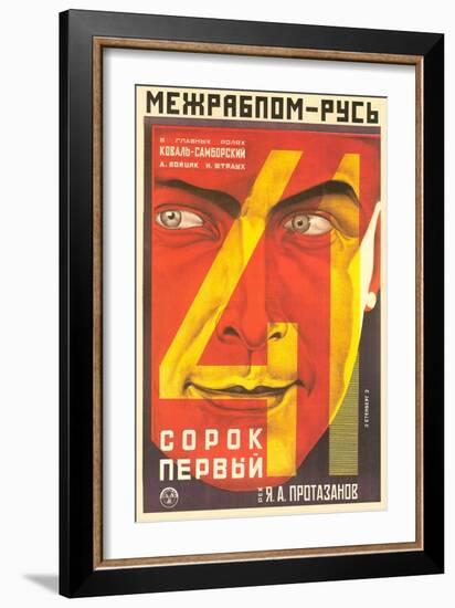 Russian 41st Film Poster-null-Framed Art Print