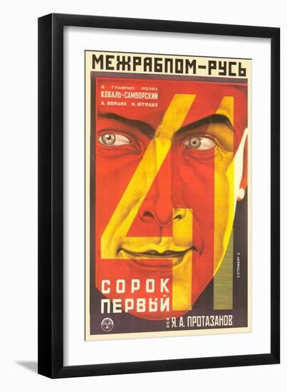 Russian 41st Film Poster-null-Framed Art Print