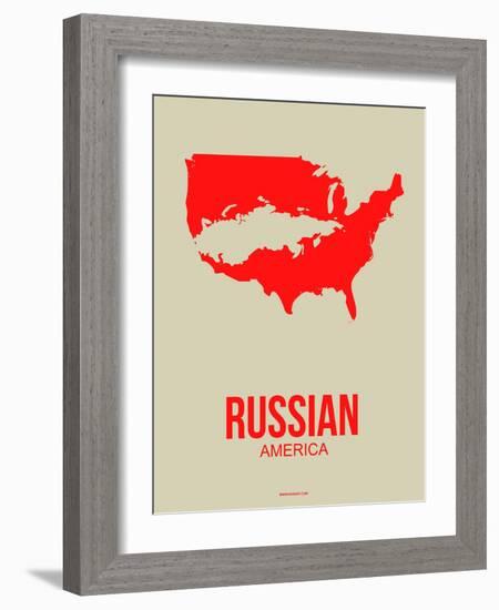 Russian America Poster 1-NaxArt-Framed Art Print