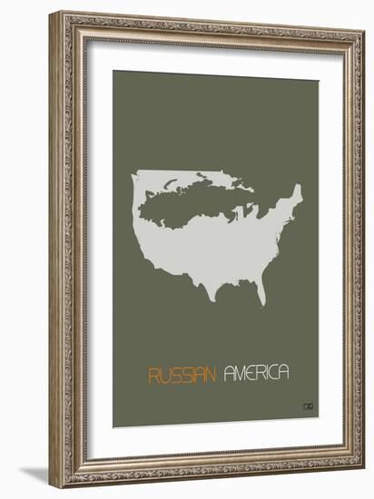 Russian America-NaxArt-Framed Art Print