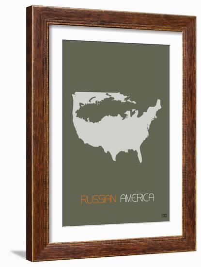 Russian America-NaxArt-Framed Art Print