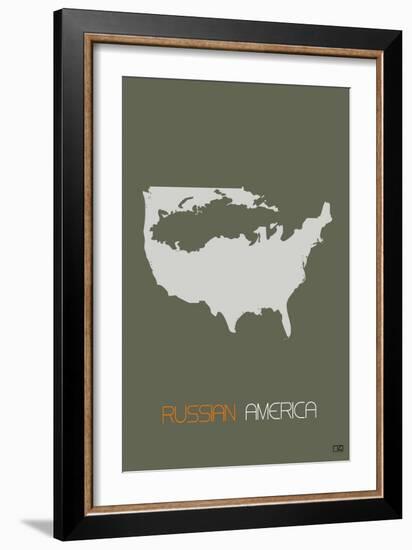 Russian America-NaxArt-Framed Art Print