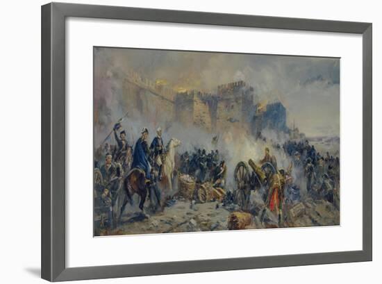 Russian Army Captured Izmail Fortress-Fyodor Pavlovich Usypenko-Framed Giclee Print