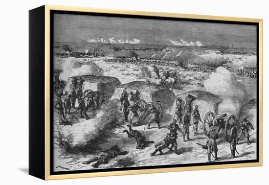'Russian Attack Upon A Turkish Redoubt', 1902-Unknown-Framed Premier Image Canvas