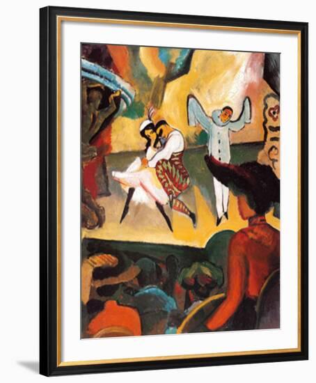 Russian Ballet I-Auguste Macke-Framed Art Print