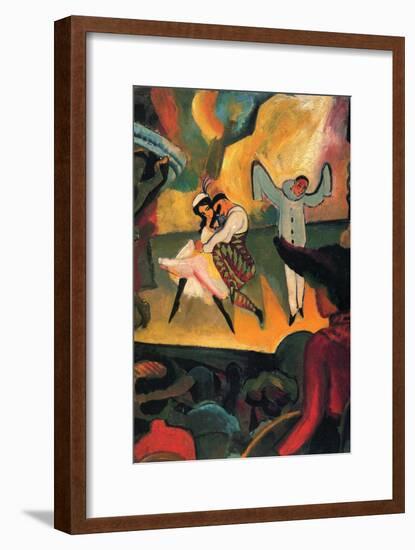 Russian Ballet-Auguste Macke-Framed Art Print