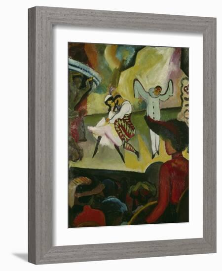 Russian Ballett I., 1912-Auguste Macke-Framed Giclee Print