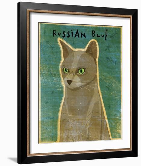 Russian Blue-John Golden-Framed Giclee Print