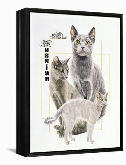 Russian Blue-Barbara Keith-Framed Premier Image Canvas