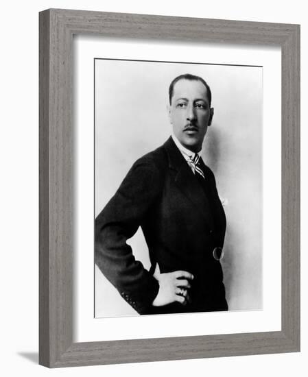 Russian Composer Igor Stravinsky, 1936-null-Framed Photo