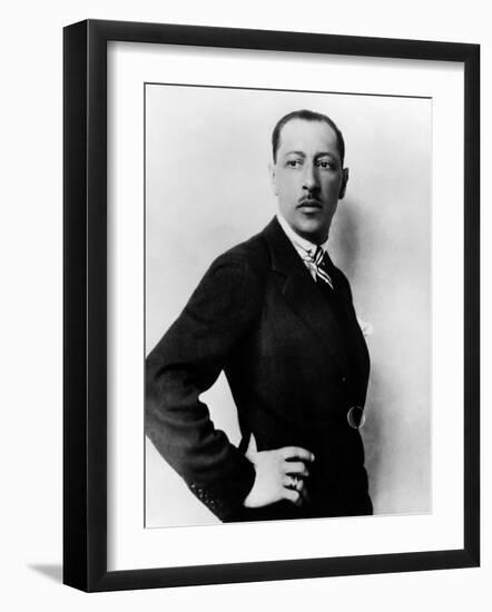 Russian Composer Igor Stravinsky, 1936-null-Framed Photo