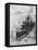 Russian Cruiser under Fire, Russo-Japanese War, 1904-5-null-Framed Premier Image Canvas