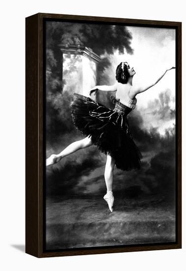 Russian Dancer Anna Pavlova (1881-1931) Here in the 10'S-null-Framed Stretched Canvas