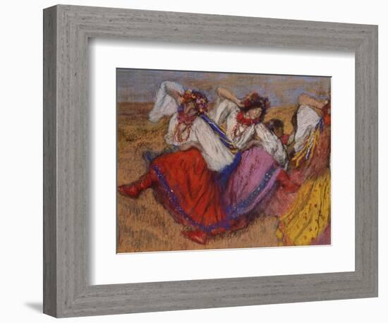 Russian Dancers, about 1895-Edgar Degas-Framed Giclee Print