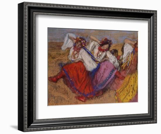 Russian Dancers, about 1895-Edgar Degas-Framed Giclee Print