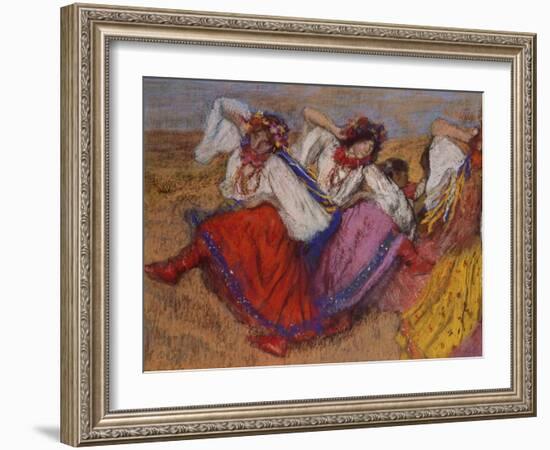 Russian Dancers, about 1895-Edgar Degas-Framed Giclee Print