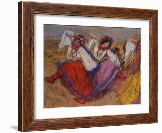 Russian Dancers, about 1895-Edgar Degas-Framed Giclee Print