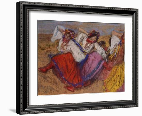 Russian Dancers, about 1895-Edgar Degas-Framed Giclee Print