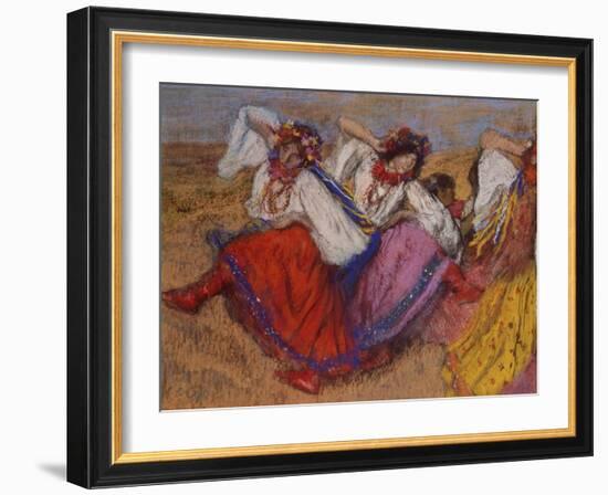 Russian Dancers, about 1895-Edgar Degas-Framed Giclee Print