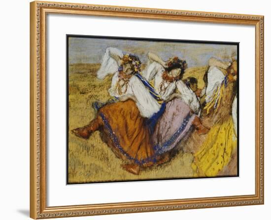 Russian Dancers, C.1895-Edgar Degas-Framed Giclee Print