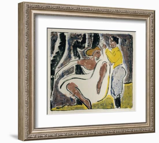 Russian Dancers-Ernst Ludwig Kirchner-Framed Art Print