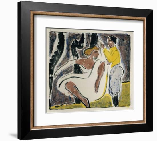 Russian Dancers-Ernst Ludwig Kirchner-Framed Art Print