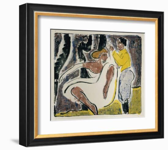 Russian Dancers-Ernst Ludwig Kirchner-Framed Art Print