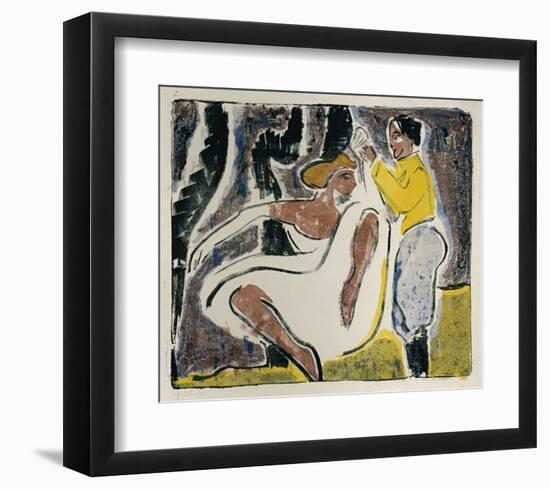 Russian Dancers-Ernst Ludwig Kirchner-Framed Art Print