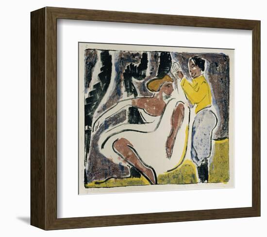 Russian Dancers-Ernst Ludwig Kirchner-Framed Art Print