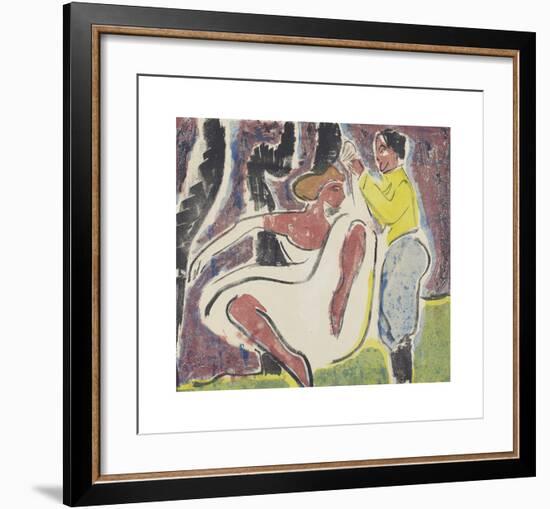 Russian Dancers-Ernst Ludwig Kirchner-Framed Premium Giclee Print