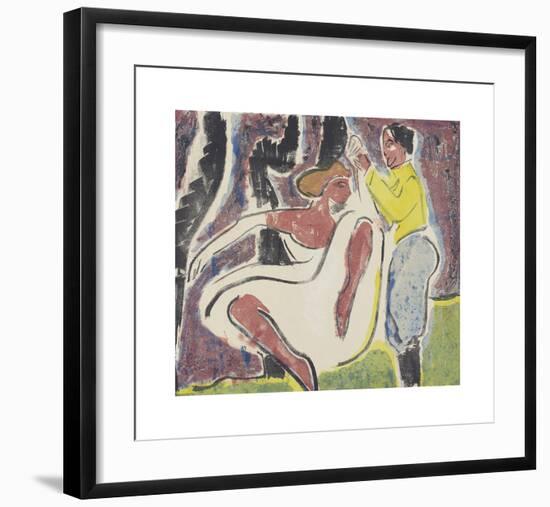 Russian Dancers-Ernst Ludwig Kirchner-Framed Premium Giclee Print