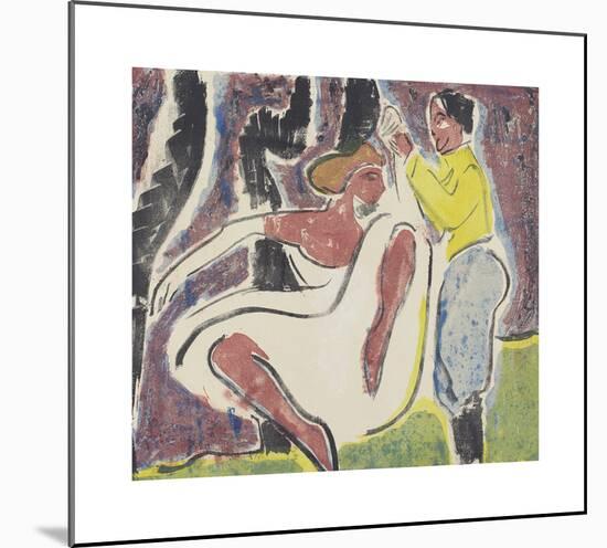 Russian Dancers-Ernst Ludwig Kirchner-Mounted Premium Giclee Print