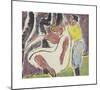 Russian Dancers-Ernst Ludwig Kirchner-Mounted Premium Giclee Print