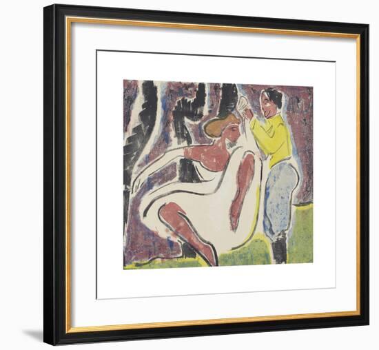 Russian Dancers-Ernst Ludwig Kirchner-Framed Premium Giclee Print