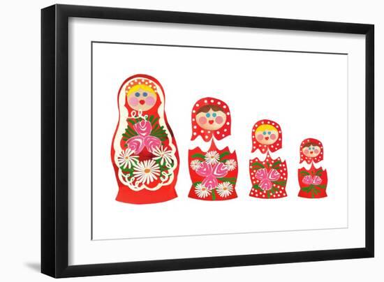 Russian dolls, 2014-Isobel Barber-Framed Giclee Print
