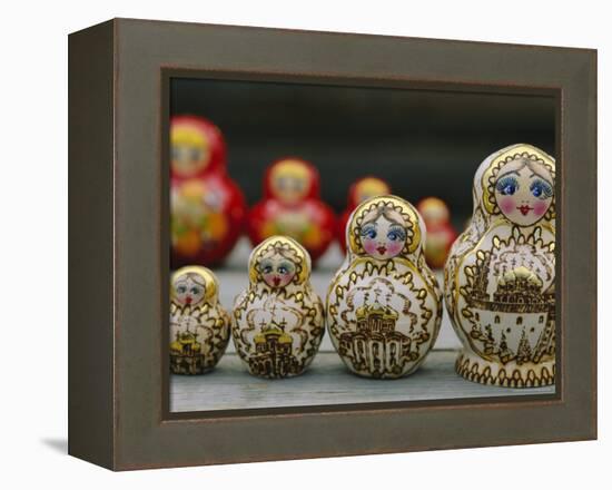 Russian Dolls, Siberia, Russia-Bruno Morandi-Framed Premier Image Canvas