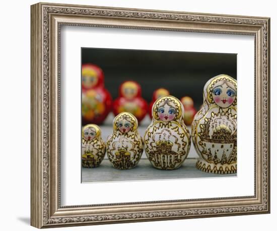 Russian Dolls, Siberia, Russia-Bruno Morandi-Framed Premium Photographic Print
