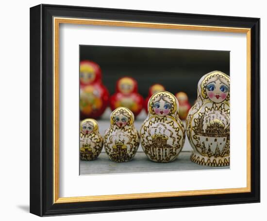 Russian Dolls, Siberia, Russia-Bruno Morandi-Framed Premium Photographic Print