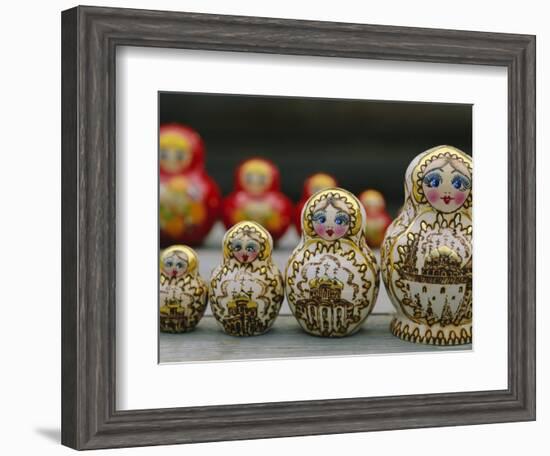 Russian Dolls, Siberia, Russia-Bruno Morandi-Framed Photographic Print