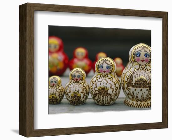 Russian Dolls, Siberia, Russia-Bruno Morandi-Framed Photographic Print