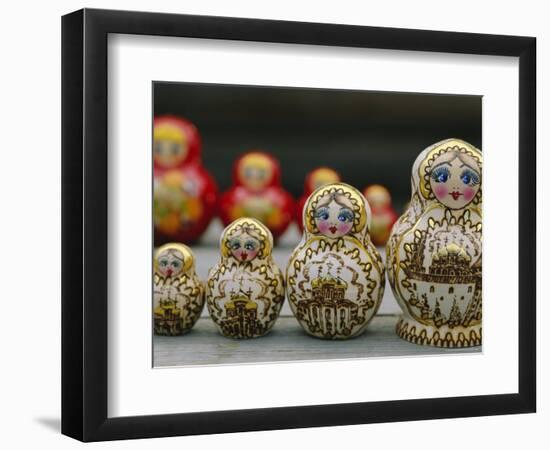 Russian Dolls, Siberia, Russia-Bruno Morandi-Framed Photographic Print