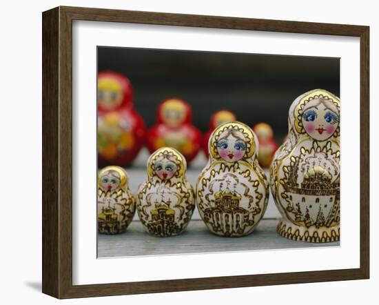 Russian Dolls, Siberia, Russia-Bruno Morandi-Framed Photographic Print